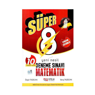 8 Sınıf Matematik Süper Deneme Sınavı