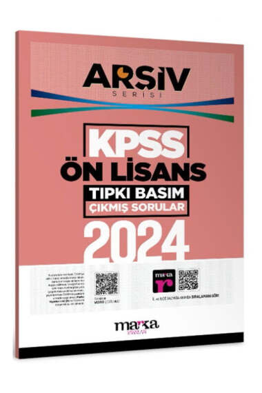 2024 KPSS Ön Lisans Arşiv Serisi Tıpkı Basım Çıkmış Sorular