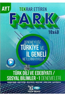 Yayın Denizi Yayınları 2024 AYT Fen Bilimleri Pro 10x40 Denemeleri
