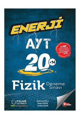 Enerji AYT Fizik 20 Deneme Sınavı