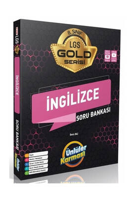 8 Sınıf LGS İngilizce Gold Serisi Soru Bankası Ünlüler Karması