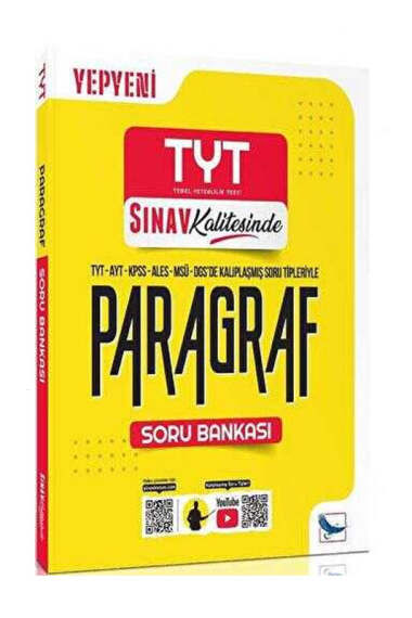 Sınav Kalitesinde TYT AYT KPSS ALES MSÜ DGS Paragraf Soru Bankası