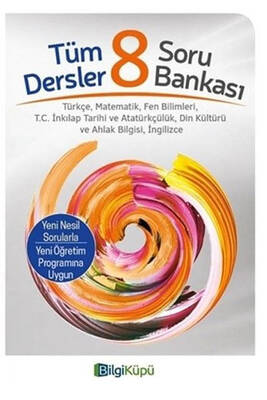 Bilgiküpü Yayınları 8 Sınıf Tüm Dersler Soru Bankası