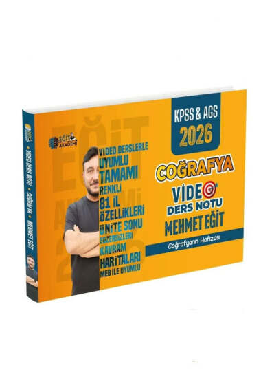 MEB AGS KPSS Coğrafya Video Ders Notları