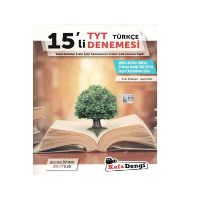 Kafadengi TYT Türkçe 15li Denemesi Komisyon