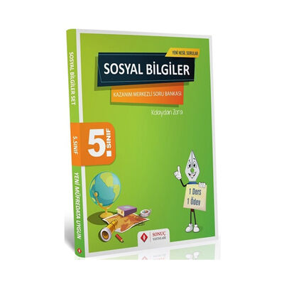 Sonuç Yayınları 6 Sınıf Sosyal Bilgiler Kazanım Merkezli Soru Bankası Seti