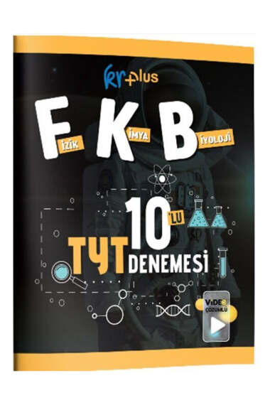 KR Plus Yayınları TYT Fizik Kimya Biyoloji F K B 10 lu Deneme