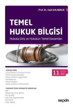Seçkin Yayıncılık Temel Hukuk Bilgisi