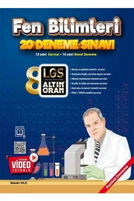 8 Sınıf Fen Bilimleri 20 Deneme Sınavı