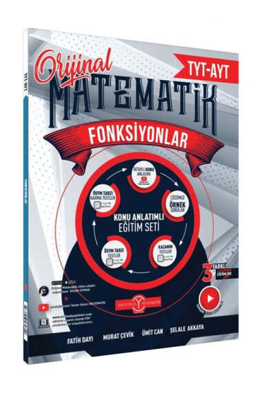Orijinal Yayınları TYT AYT Matematik Fonksiyonlar Konu Anlatımlı Eğitim Seti