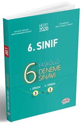 Editör Yayınları 4 Sınıf Çözümlü 6 Fasikül Deneme Sınavı