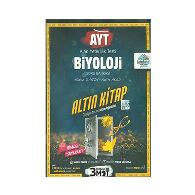 Tammat Yayıncılık AYT Biyoloji Altın Kitap Soru Bankası