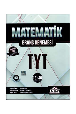 PES Yayınları AYT Matematik 12 x 40 Denemeleri