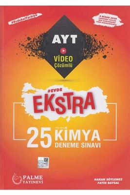 Palme YKS AYT Ekstra Kimya 25 Deneme Sınavı
