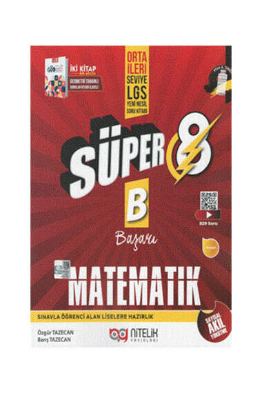 Süper 8 Matematik Sayısal Akıl Yürütme Nitelik Yayınları