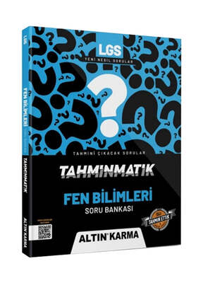 Altın Karma 2022 8 Sınıf LGS Fen Bilimleri Soru Bankası