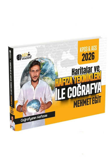 Mehmet Eğit MEB AGS KPSS Haritalar ve Hafıza Teknikleriyle Coğrafya