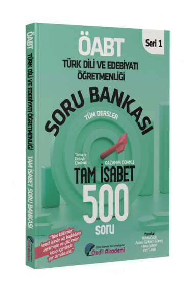 Özdil Akademi Yayınları ÖABT Türkçe 5 Kitap Dil Bilgisi Dil Bilim Çocuk Edebiyatı Konu Anlatımlı Soru Bankası