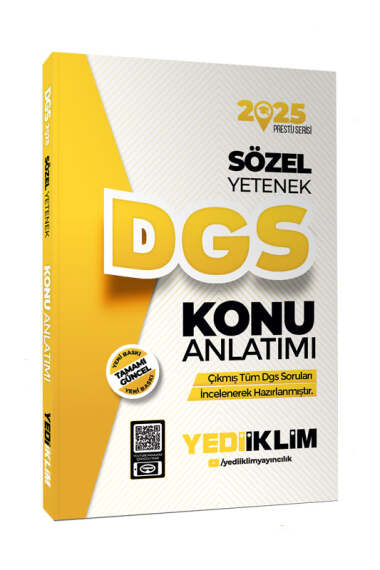 2025 DGS Sözel Yetenek Konu Anlatımı
