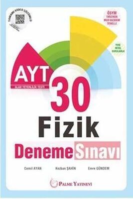 Palme YKS AYT Fizik 30 Deneme Sınavı