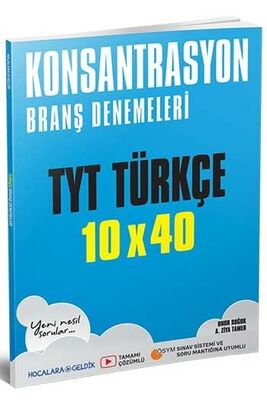 Hocalara Geldik TYT Türkçe Konsantrasyon 10 40 Branş Denemeleri