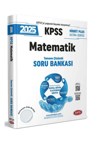 2025 KPSS Hibrit Plus Ultra Serisi Matematik Soru Bankası Karekod Çözümlü