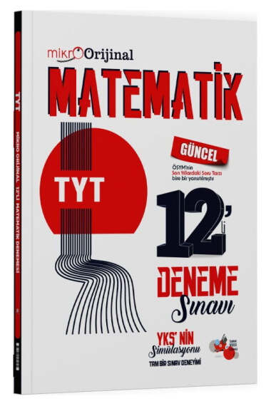 Orijinal Mikro TYT Matematik 12 li Deneme Sınavı