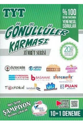 Gönüllüler Karması Yayınları TYT Zümrüt Serisi 10 1 Deneme