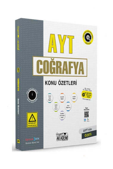 Üçgen Akademi Yayınları 2024 TYT Coğrafya Konu Özetleri