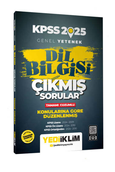 Yediiklim Yayınları 2025 Din Kültürü Ve Ahlak Bilgisi Öğretmenliği Tamamı Çözümlü Soru Bankası