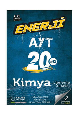 Enerji Ayt Kimya 20 Deneme Sınavı