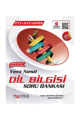 Nitelik YKS TYT AYT KPSS Yeni Nesil Dil Bilgisi Soru Bankası Video Çözümlü