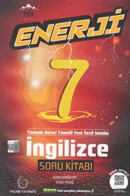 Palme Yayınları 7 Sınıf İngilizce Enerji Soru Kitabı