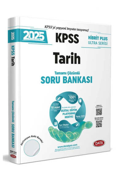 2025 KPSS Hibrit Plus Ultra Serisi Tarih Soru Bankası Karekod Çözümlü