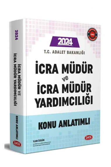 Data Yayınları 2024 Adalet Bakanlığı İcra Müdür ve İcra Müdür Yardımcılığı Konu Anlatımlı