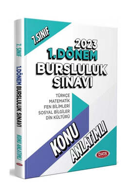 Data Yayınları 7 Sınıf 1 Dönem Bursluluk Sınavı Konu Anlatımlı