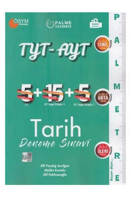 TYT AYT Tarih 25 Deneme Sınavı