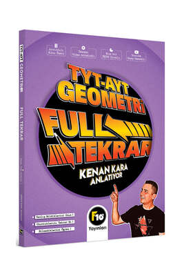 KR Akademi Yayınları 2025 TYT AYT Kenan Kara İle Geometri Video Ders Kitabı