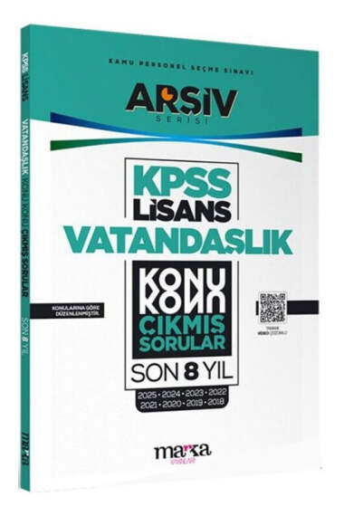 KPSS Lisans Vatandaşlık Konu Konu Çıkmış Sorular Son 8 Yıl Çıkmış Sorular 2025 Dahil