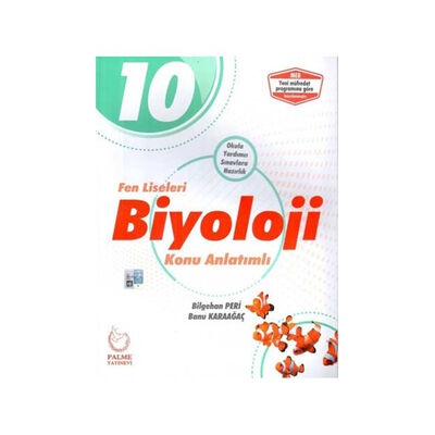 10 Sınıf Fen Liseleri Biyoloji Konu Anlatımlı Palme Yayıncılık