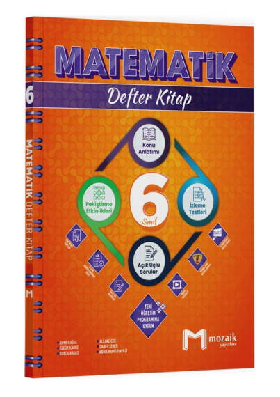Mozaik Yayınları 6 Sınıf Matematik Defter Kitap