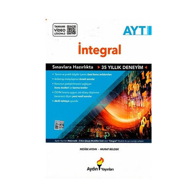 Aydın Yayınları AYT İntegral