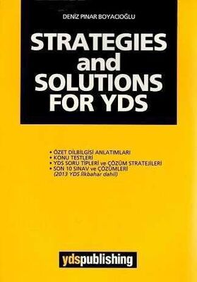 Ydspuplishing Yayınları STRATEGIES and SOLUTIONS FOR YDS