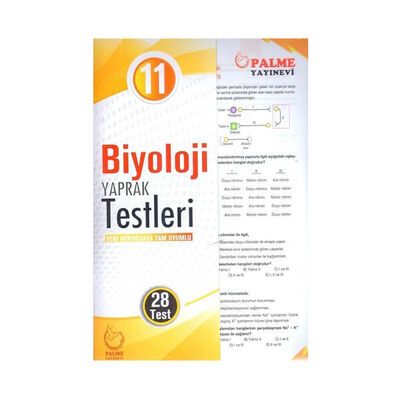 Palme Yaprak Test 11 Sınıf Biyoloji