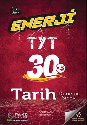 Palme YKS TYT Enerji Tarih 30 Deneme Sınavı Video Çözümlü